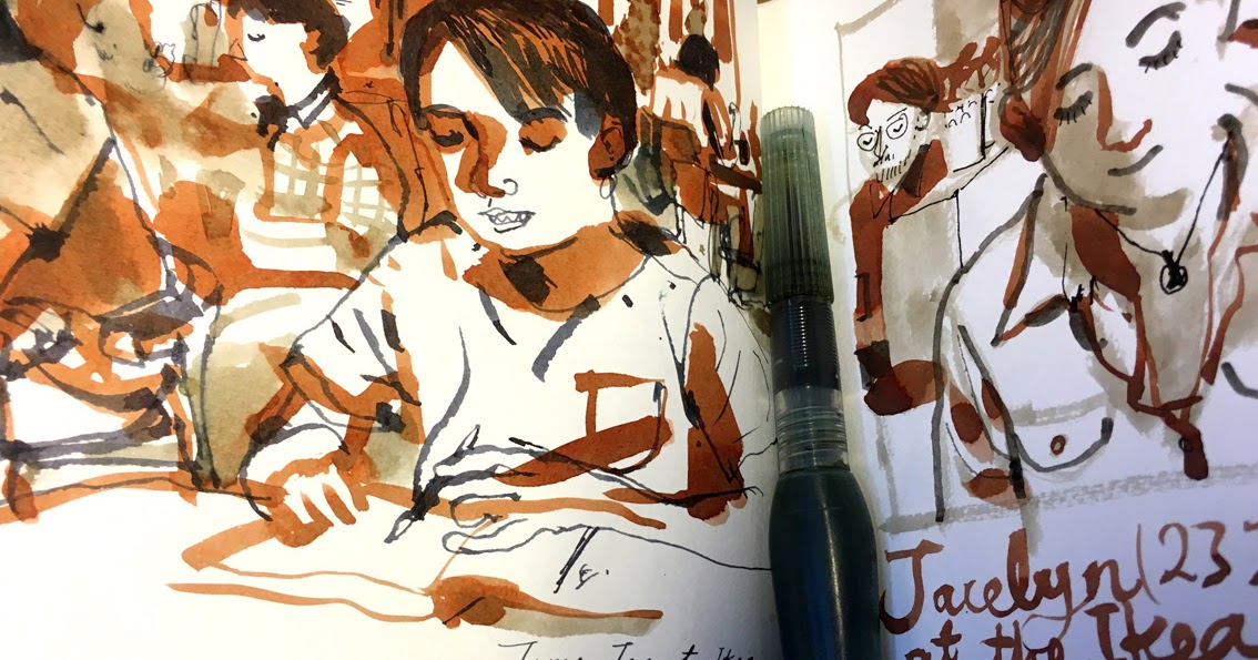 wibble wibble: Putting colour into a waterbrush and how to fix it when ...