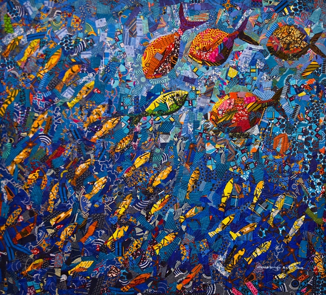 AARTs Creating 'Wooden Cloth' art from expressionism of Okonkwo