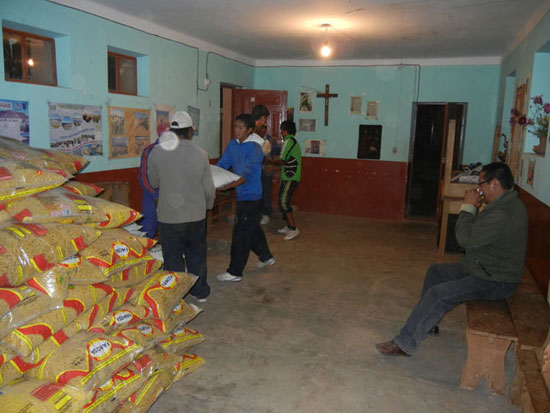 Hilfsgüter der Caritas