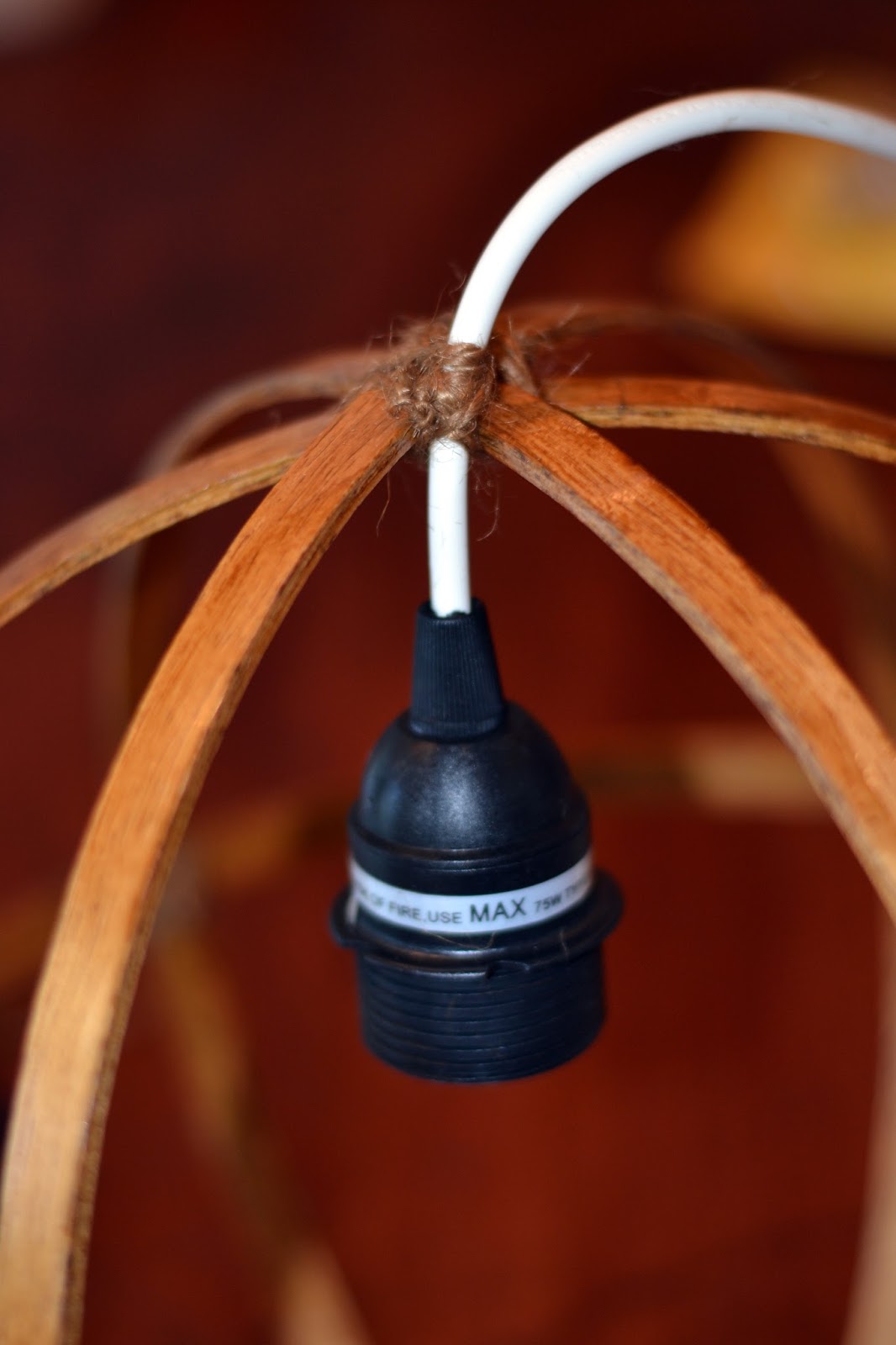 Embroidery Hoop Chandelier {What I Made in My Thrift Store Challenge}