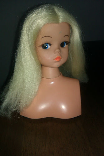 barbie makeup head 1970's