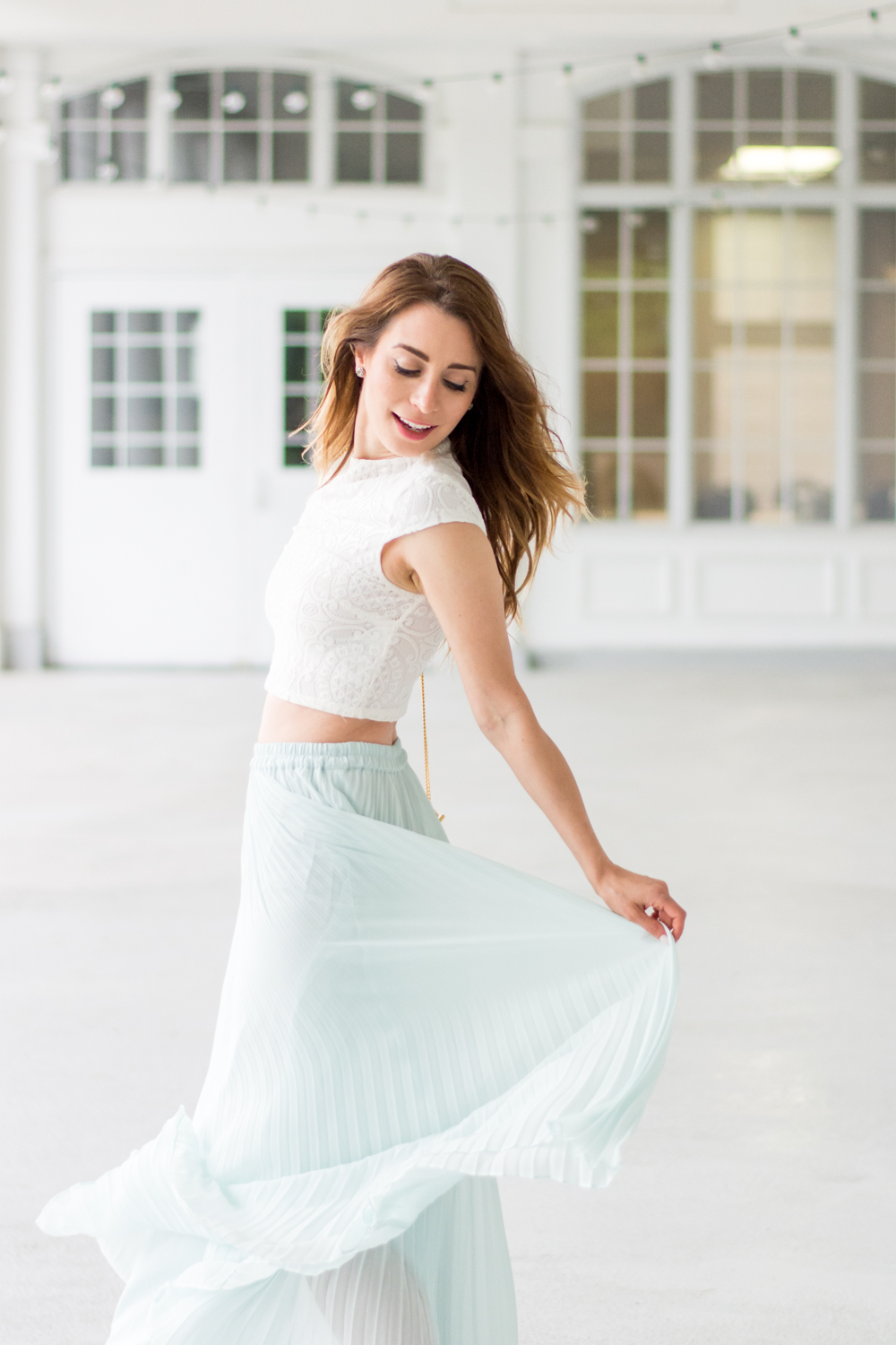 OOTD - Mint Maxi Skirt | La Petite Noob | A Toronto-Based Fashion and ...