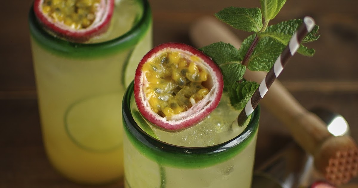 Mint & Passion Fruit Rum Punch Katiecakes