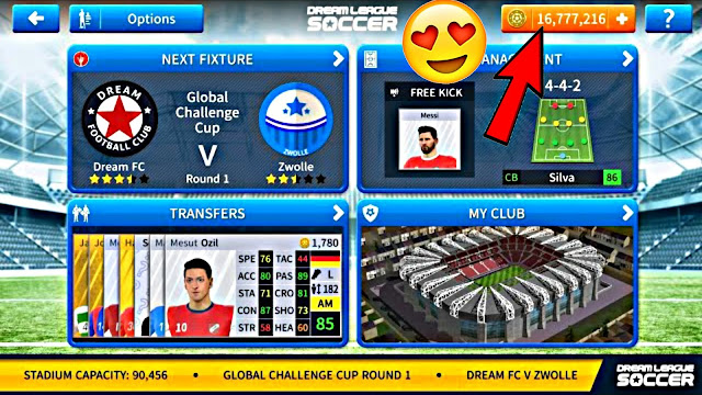 DLS 2019 Mod Android Unlimited Coins, Full Players Unlocked Official