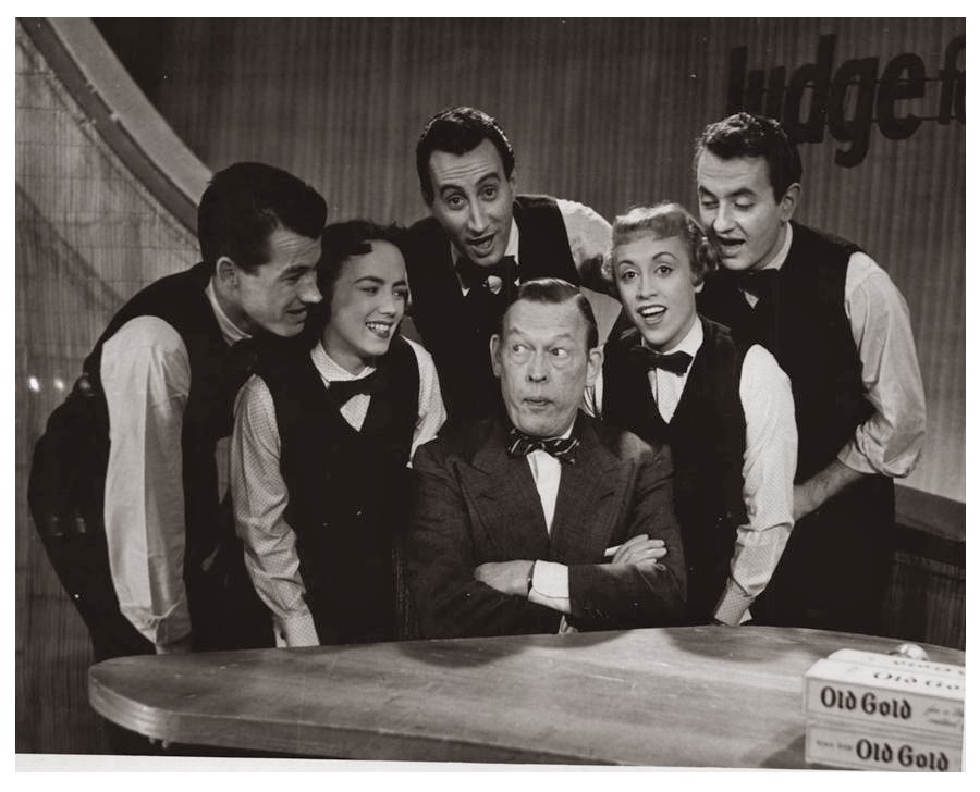 and Jack Benny g8 1936 photo Fred Allen three-quarter length portrait right