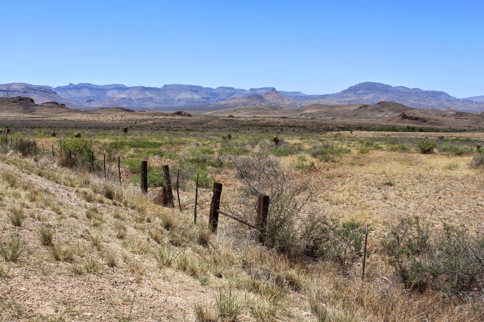 Arizonami Texas (8 ème jour) Ozona / Fort Stockton / Marfa / Alpine