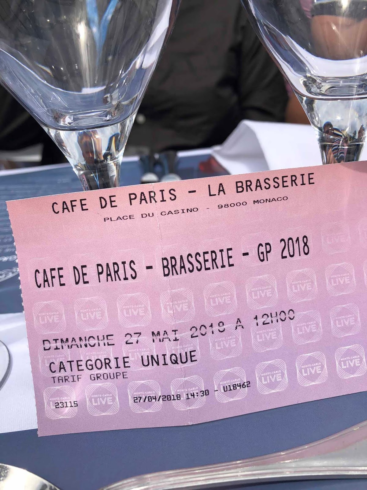 Pääsylippu sunnuntaille Café de Paris -lippu
