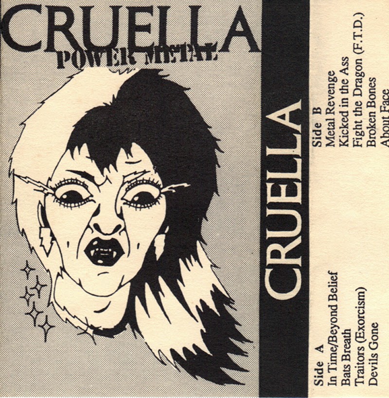 Overcast & Underground Cruella Power Metal [demo 1986]
