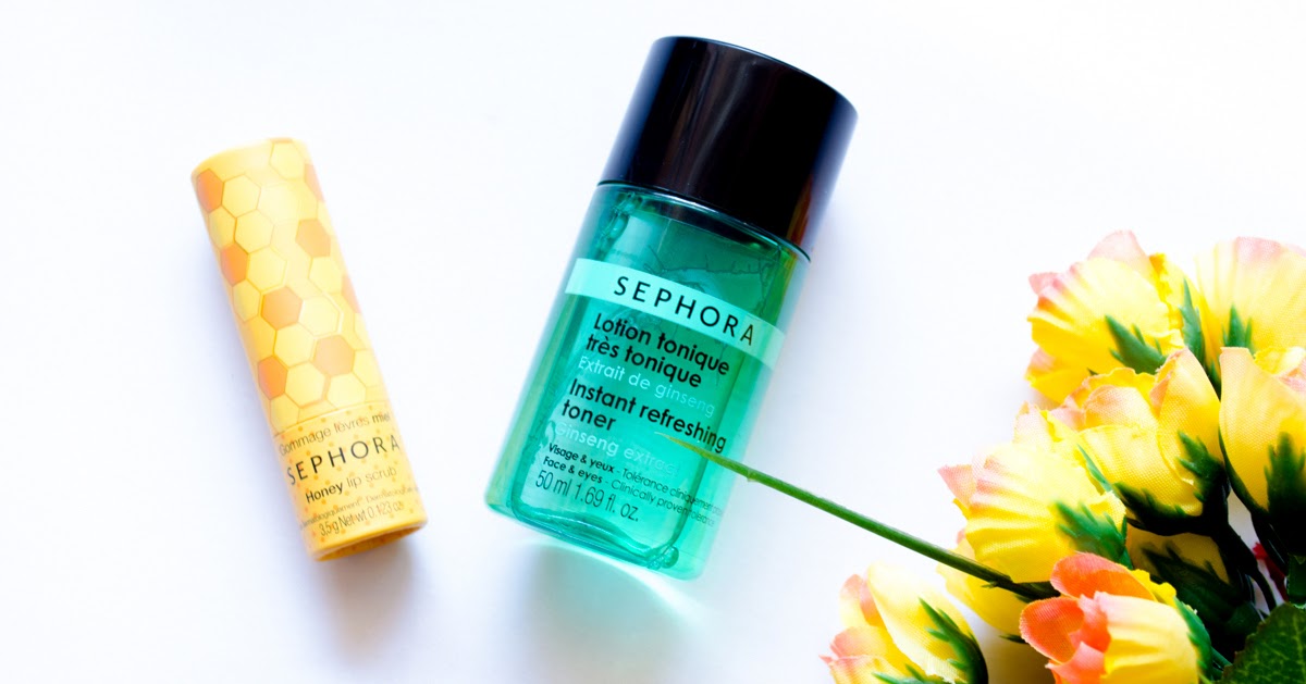 Sephora Honey lip scrub и Instant refreshing toner Beautiful Sin