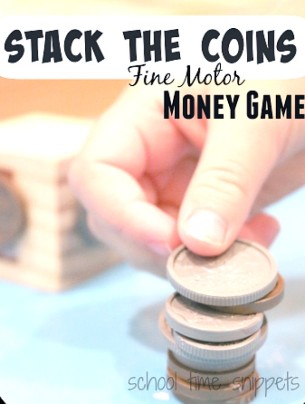 stack the coins money math game