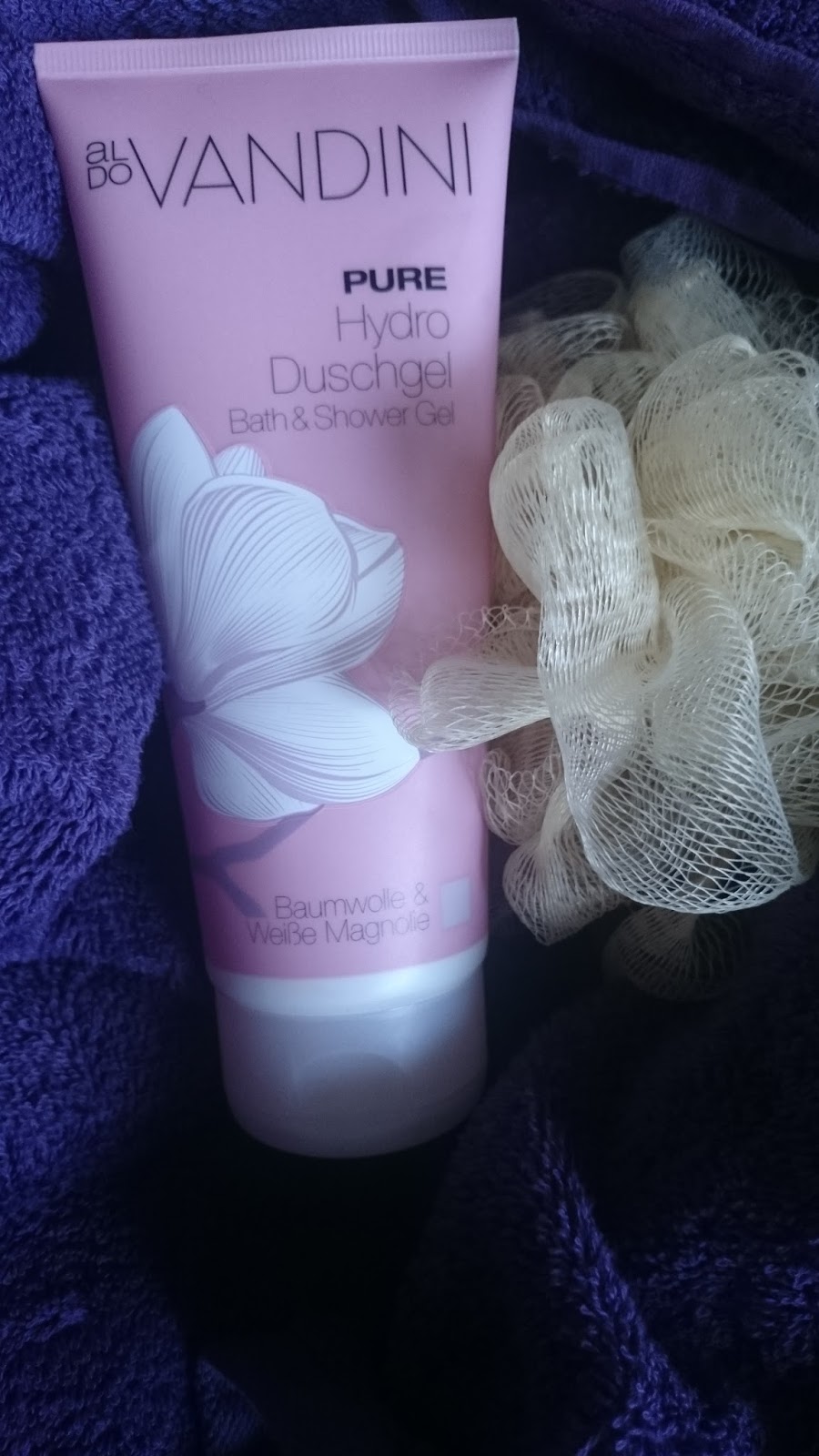 Sasi S Produktewelt Aldo Vandini Pure Hydro Duschgel Bath Shower Gel Baumwolle Weisse Magnolie