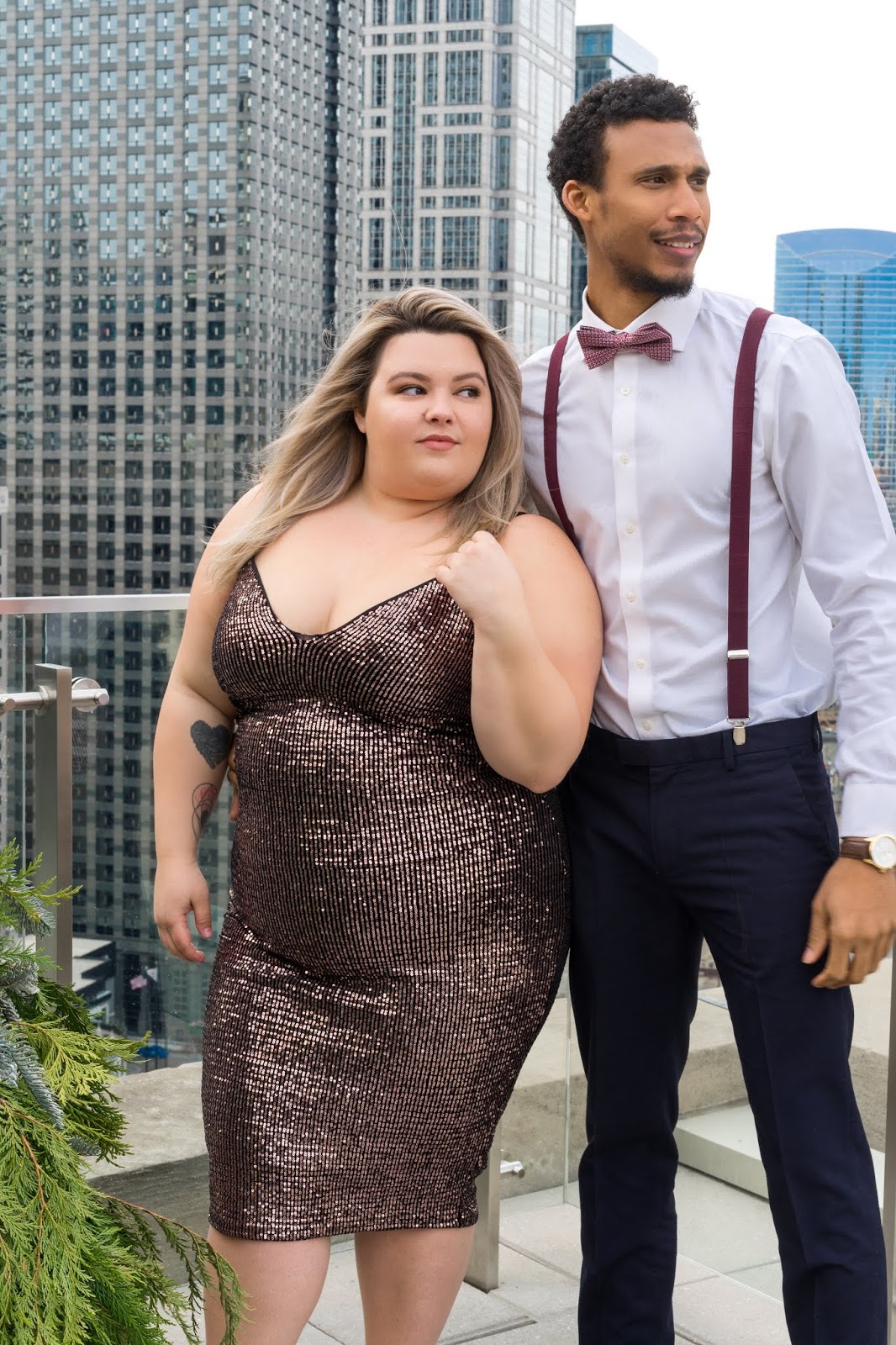 Chicago Plus Size Petite Fashion Blogger and model Natalie Craig, of Natalie in the City, discusses being in a mixed weight relationship, finding love in Instagram DMs, losing weight for love, and dating long distance.
