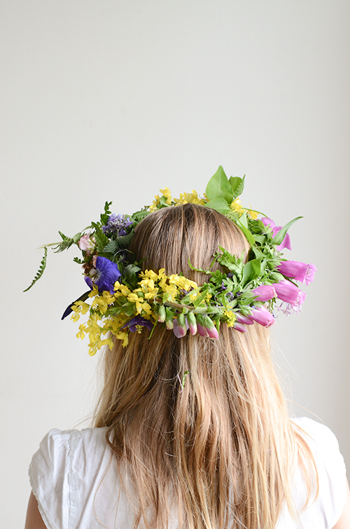 how to make flower crowns with kids