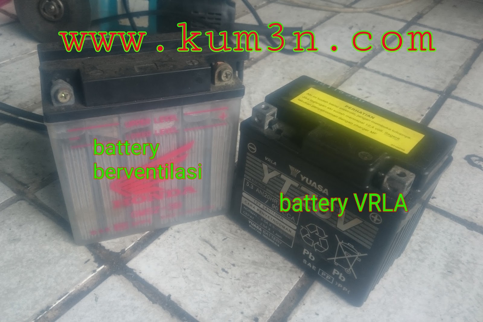 Jenis dan fungsi battery pada sepeda motor