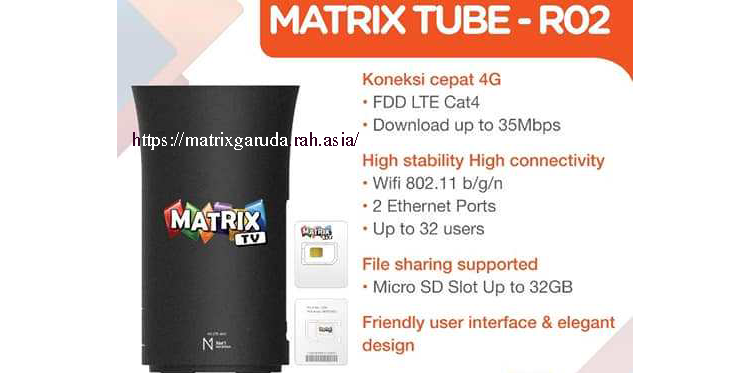 Matrix TV Hadirkan Layanan Internet 4G LTE