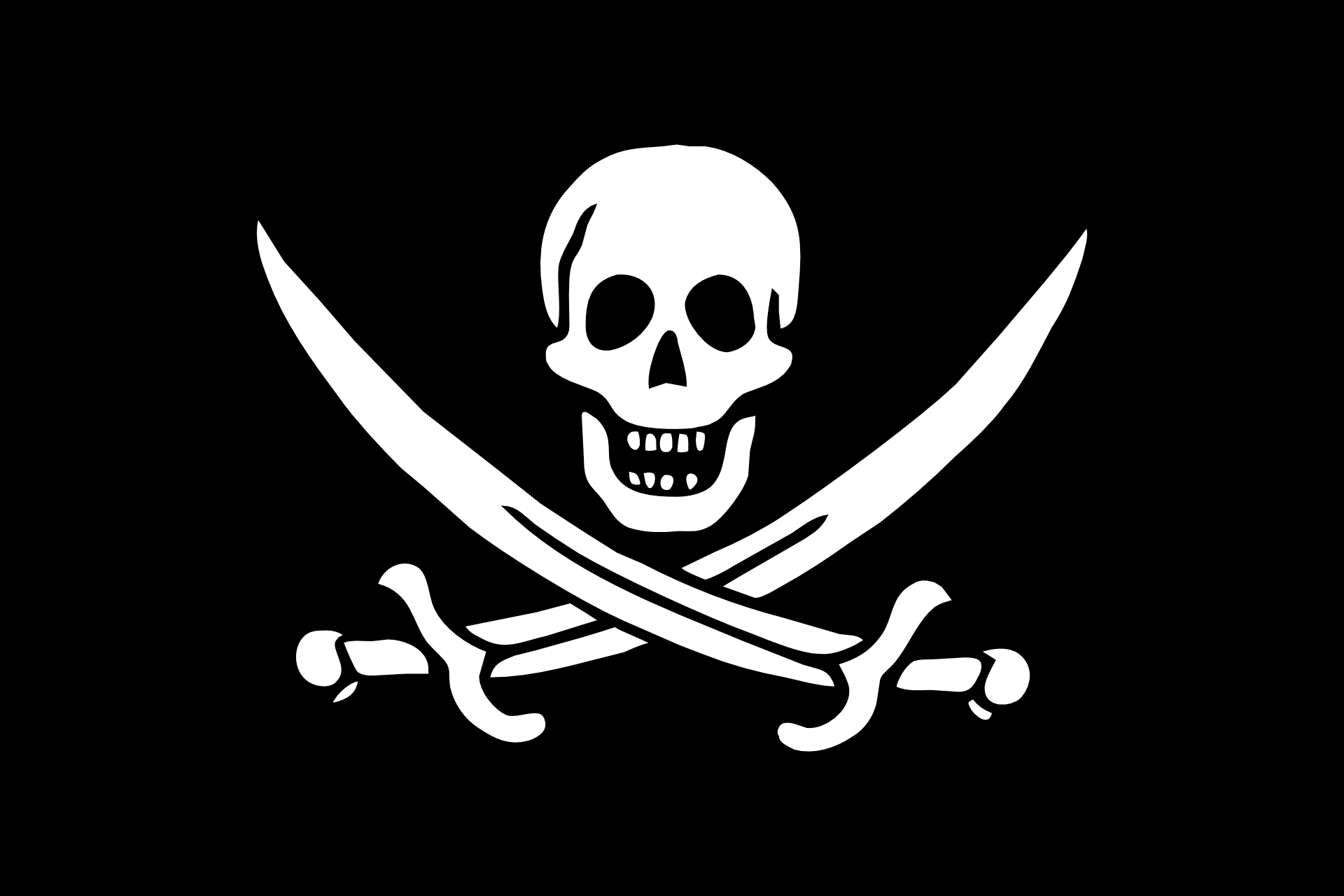 pirate flag skull and swords screensaver animated live desktop