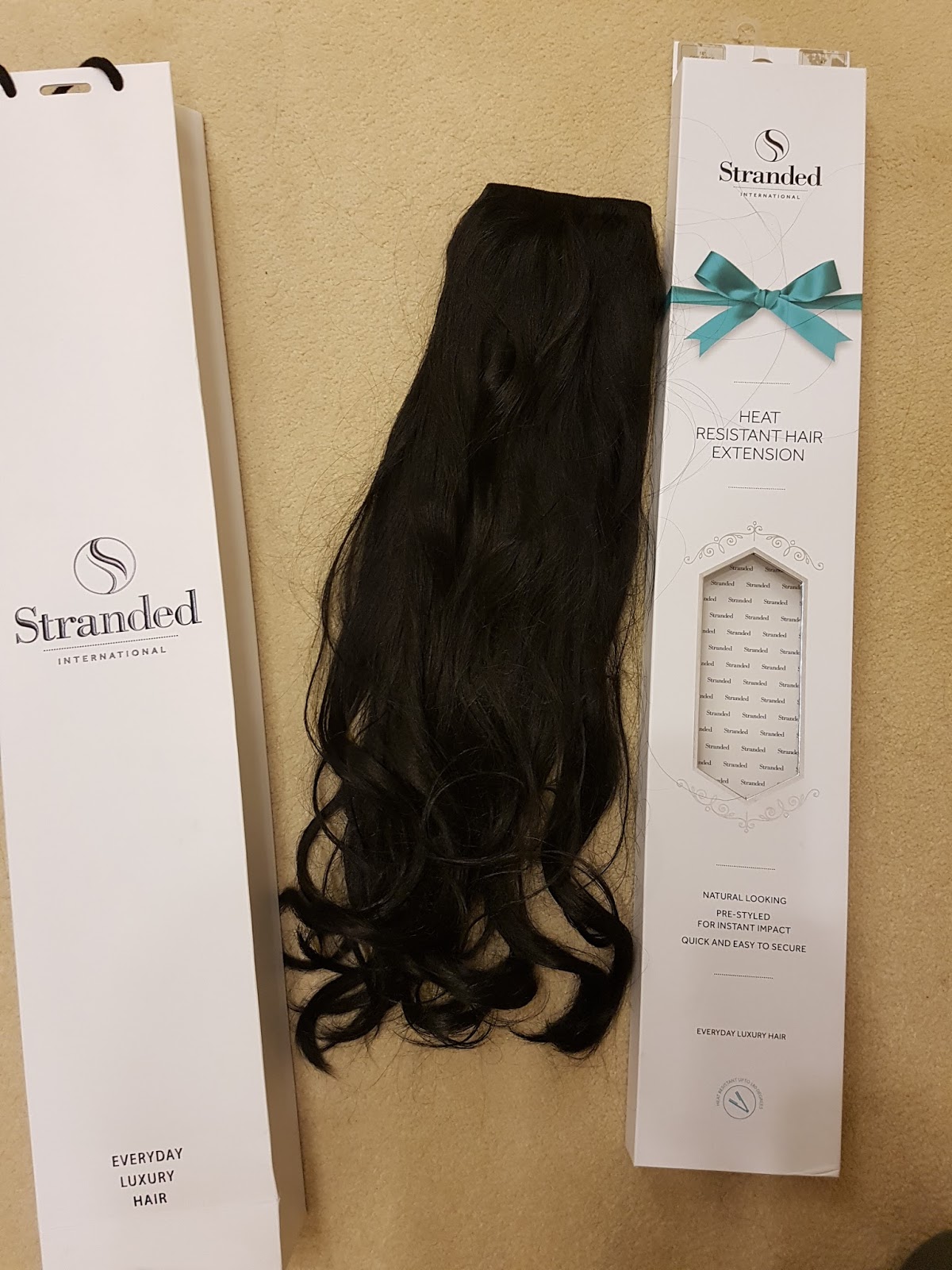 STRANDED INTERNATIONAL HAIR EXTENSIONS 18" CURLY 1 BLACK MAGIC REVIEW