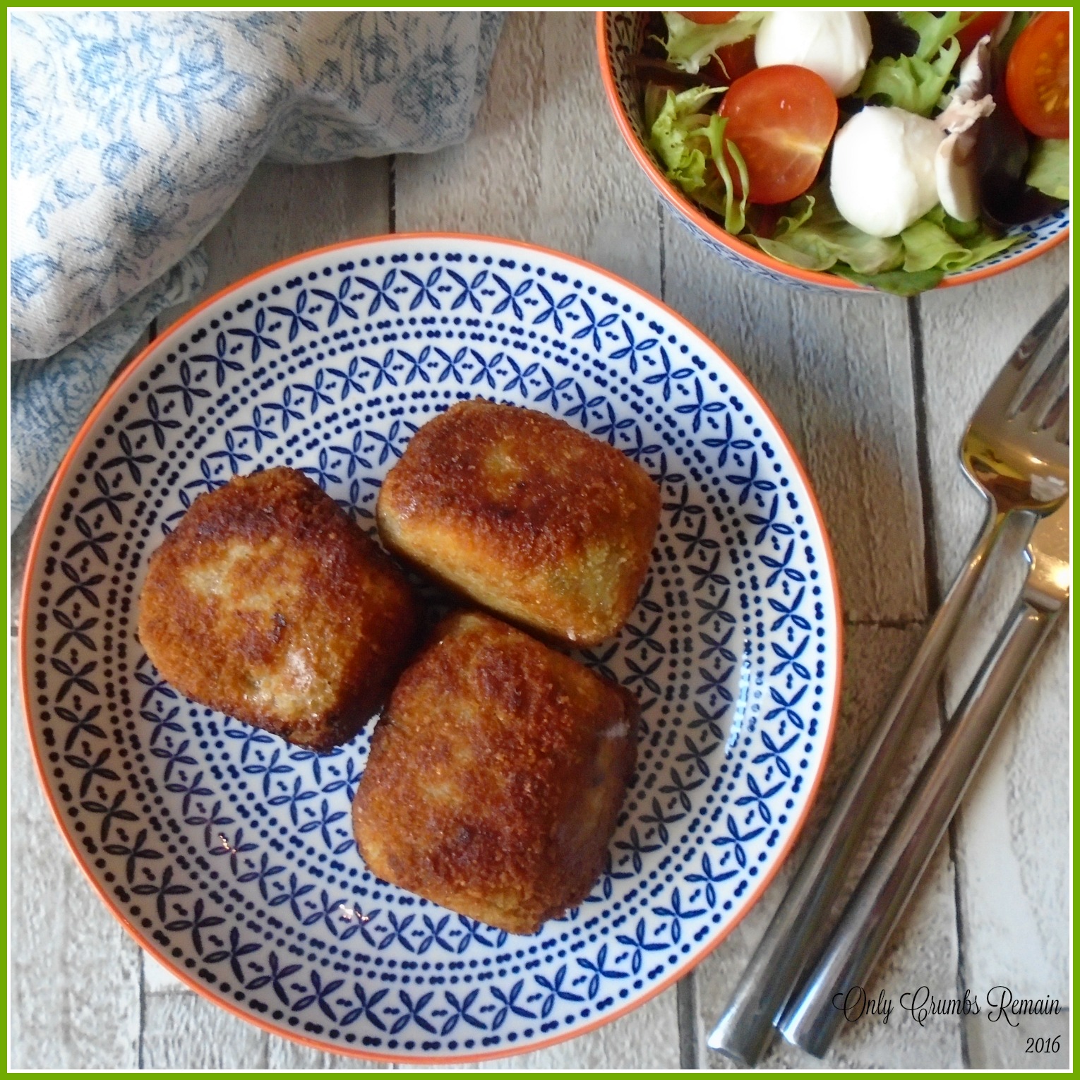 Only Crumbs Remain Risotto & Mozzarella Croquettes