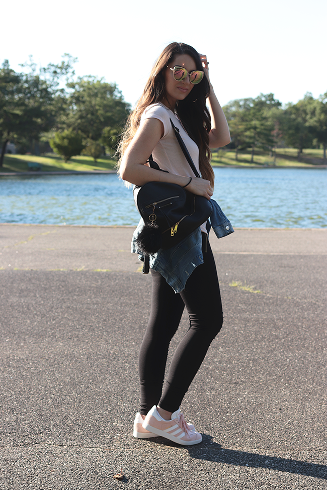 Blush Adidas Sneakers beauty sweet Beauty and Fashion Blog