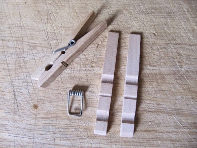diy clothespin snowflake ornament