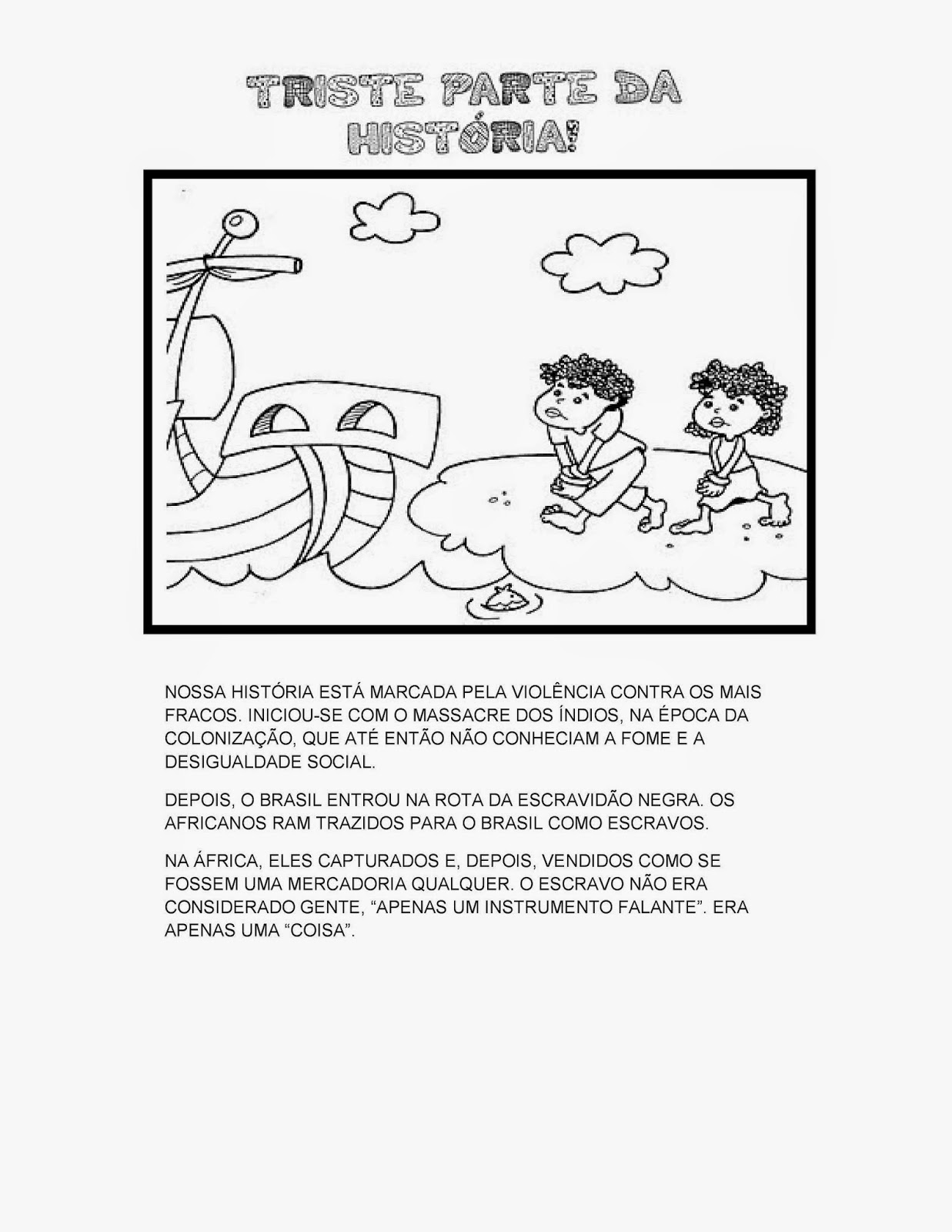 Texto Sobre A áfrica Com Interpretação 3 Ano MODISEDU