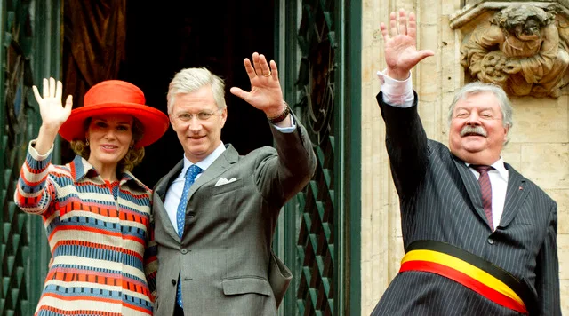 Queen Mathilde of Belgium visited the adapted work company Le Perron in Liege