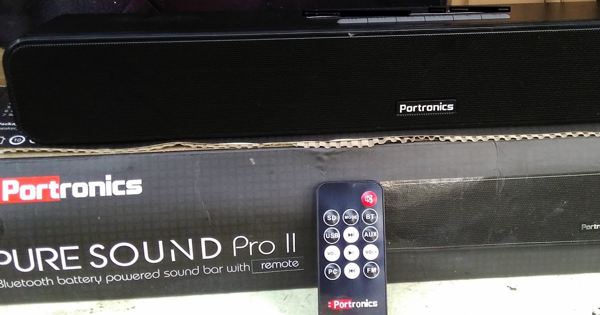 portronics sound bar pro 2