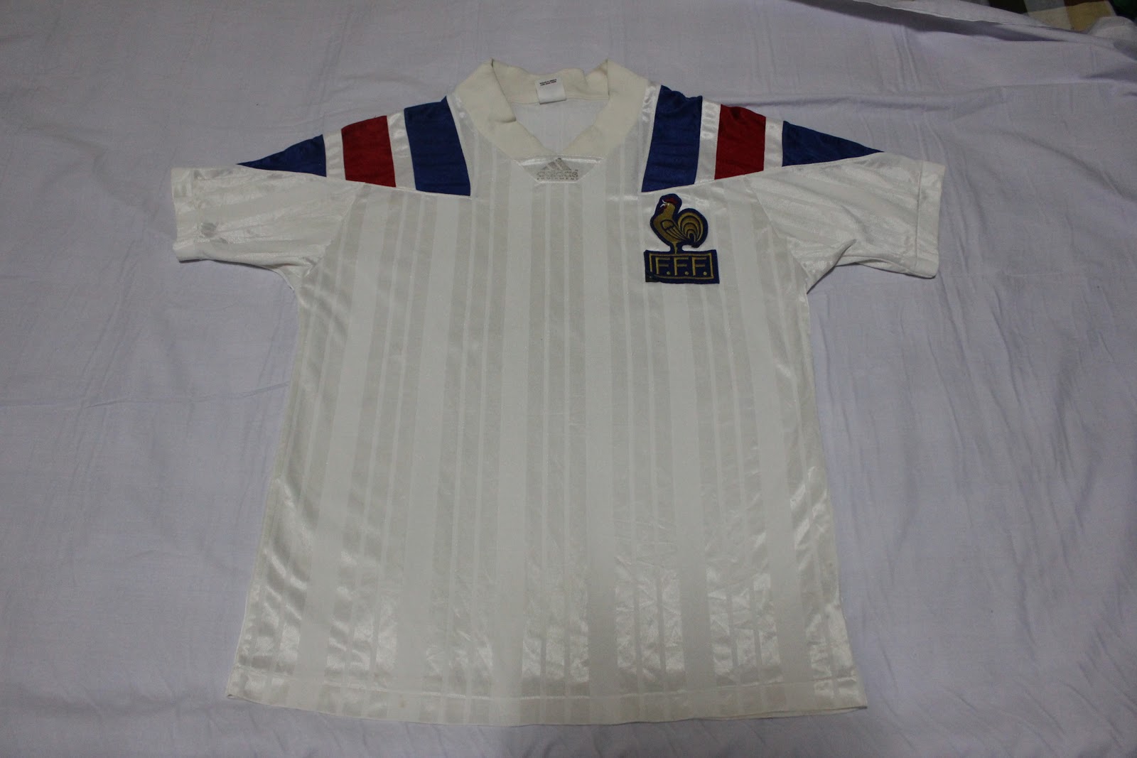 White Trash: VINTAGE 1992-1994 FRANCE FOOTBALL TEAM JERSEY(sold)