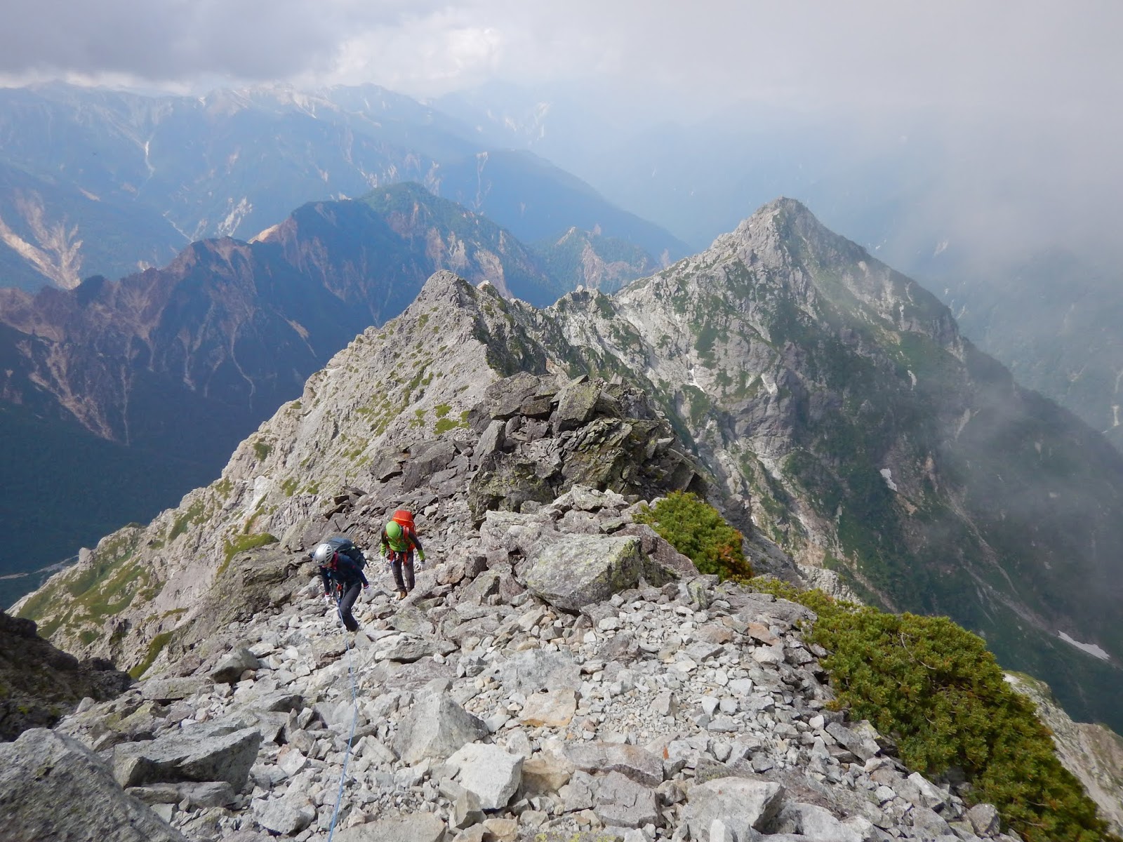 槍ヶ岳 北鎌尾根