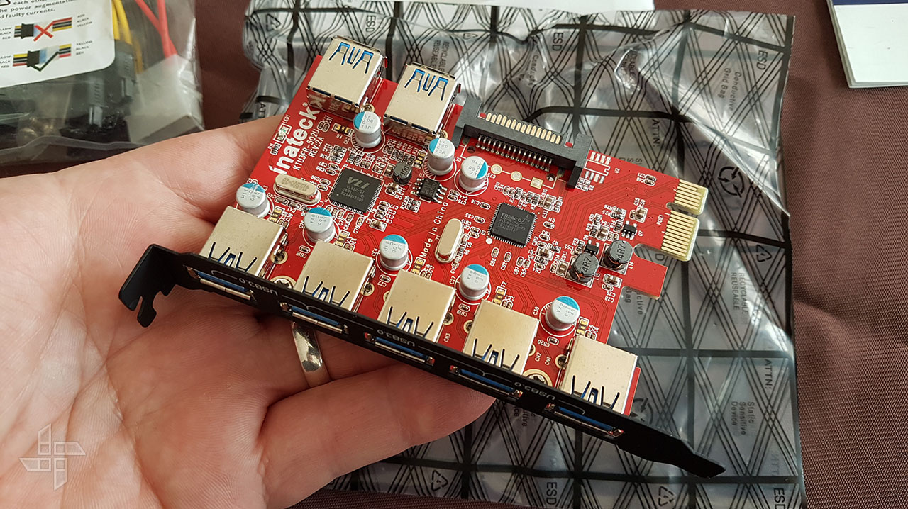 Marco Romero Inateck 7Port USB 3.0 PCIE Card