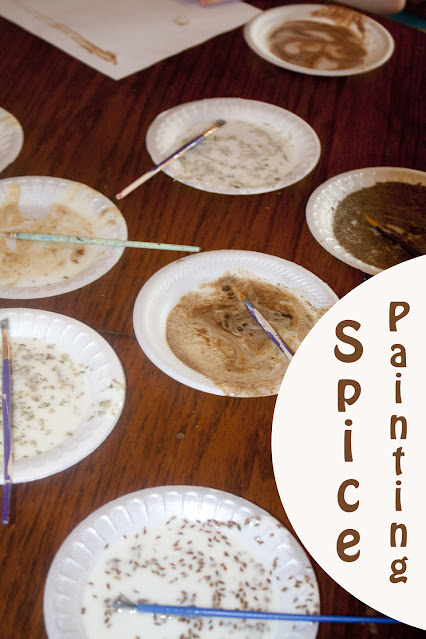Spice Painting (with Edible Glue)