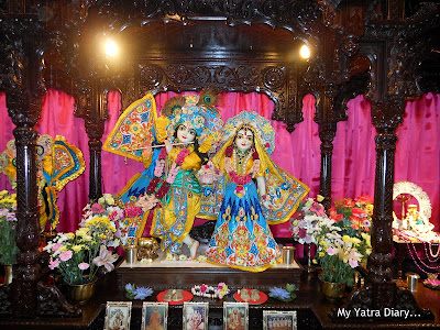 Main deities of Radha and Krishna at the ISKCON temple, Japan