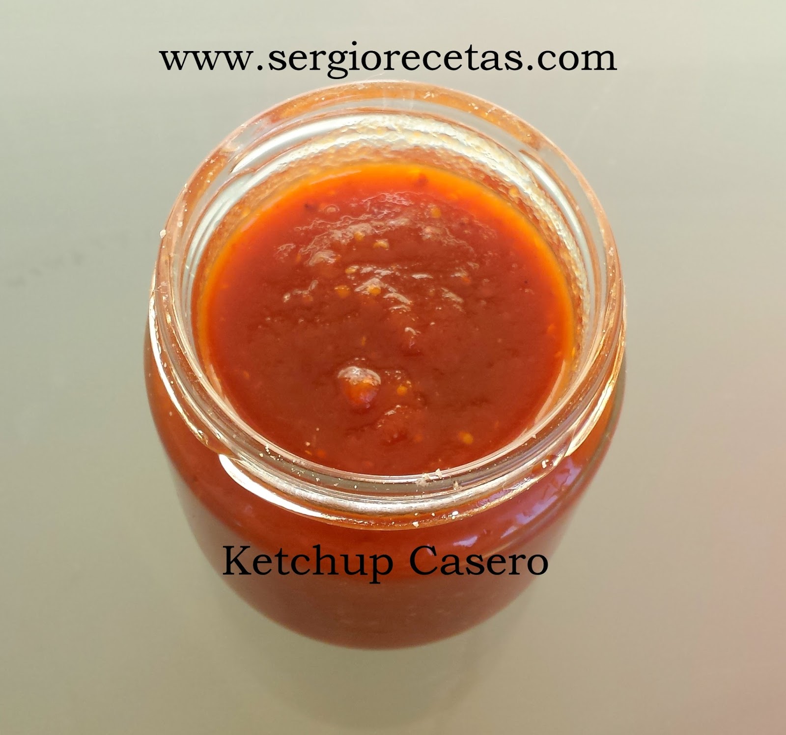 Receta de Kétchup Casero. Salsas básicas imprescindibles