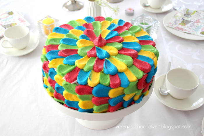 Regenbogentorte + Tutorial - Verena´s schöne Welt