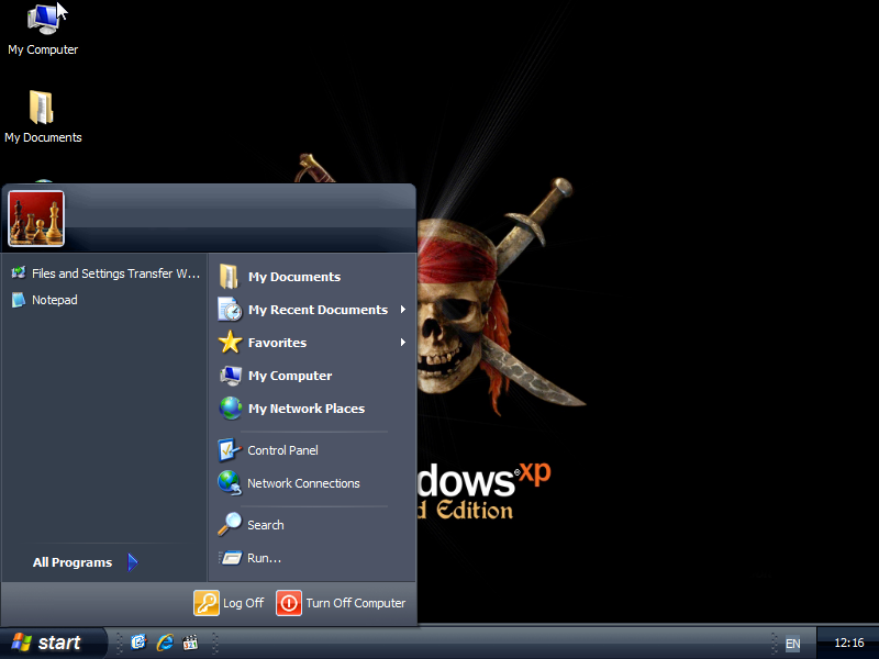 XP Pro SP3 Black Edition Türkçe İngilizce 32 Bit Full indir PROGRAM
