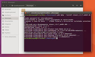 Stacer en Linux Ubuntu