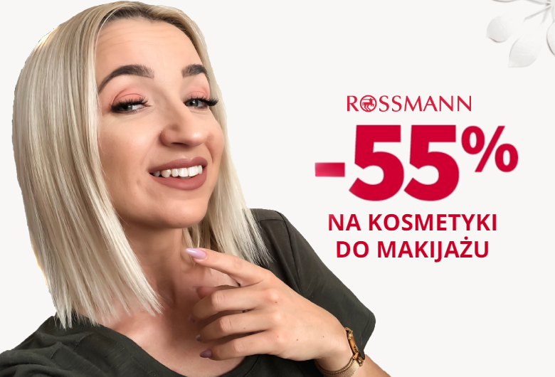 Promocja Rossmann 55% na kosmetyki do makijażu