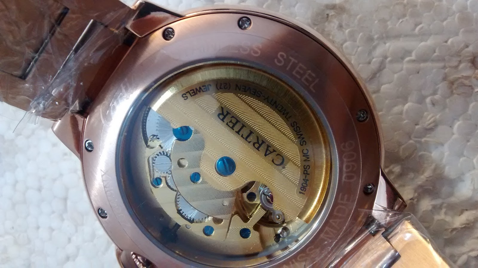 cartier automatic pendulum watch