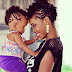 Cute Picture of mother and child rocking Mohawk braids