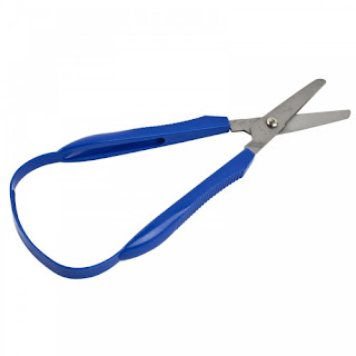 Easigrip scissors help with motor skills