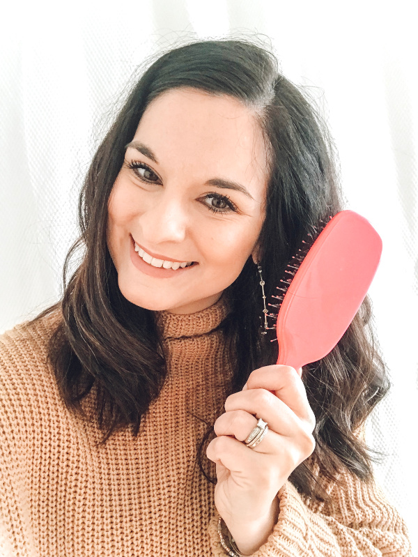 beauty on a budget, beauty find, best hairbrush for the tender headed, the best hairbrush, mom life, north carolina blogger