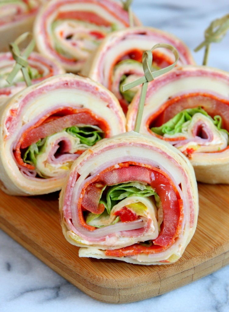 Italian Sandwich Roll-Ups - Foodandcake123