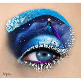 03-Frozen-Elsa-Tal-Peleg-Body-Painting-and-Eye-Make-Up-Art-www-designstack-co