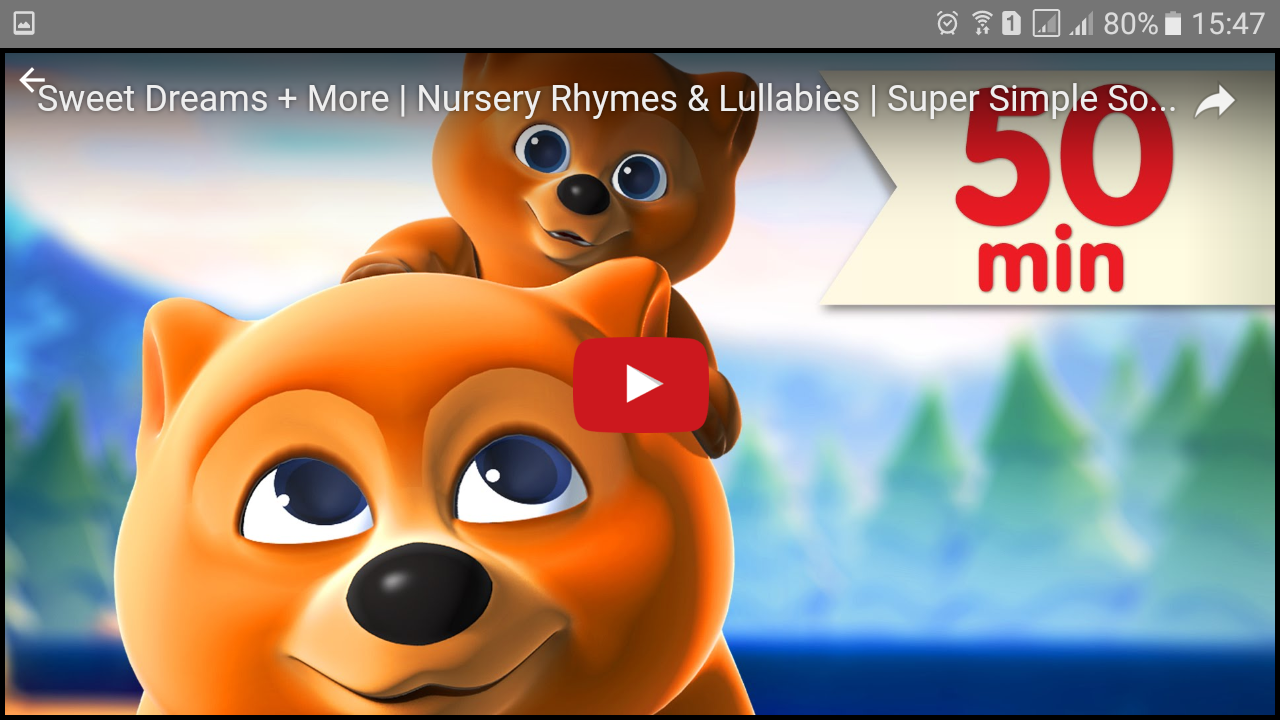 Baby Bedtime Songs My First Android App (เพลงกล่อมทารกก่อนนอน)