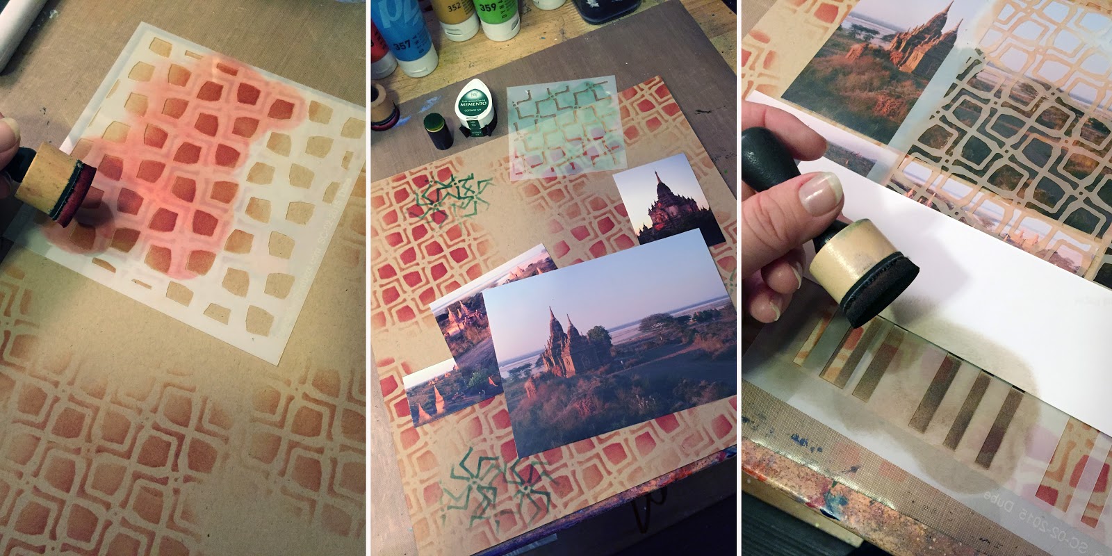 StencilGirl Talk Mixed Media Scrapbooking with February