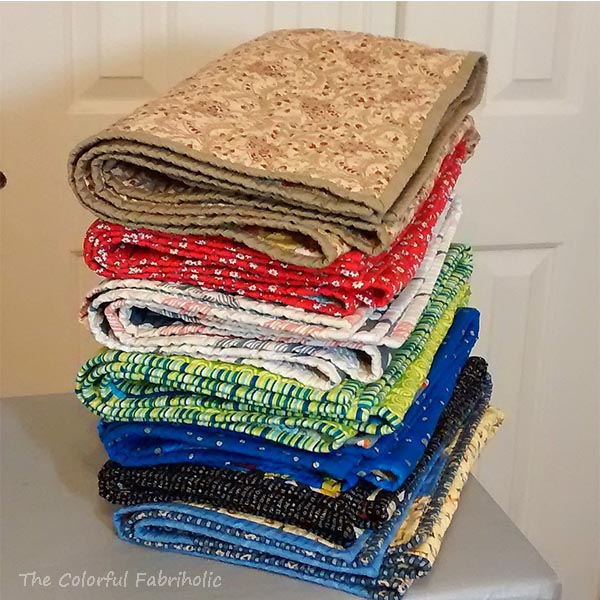 The Colorful Fabriholic Nurses for Newborns Quilts