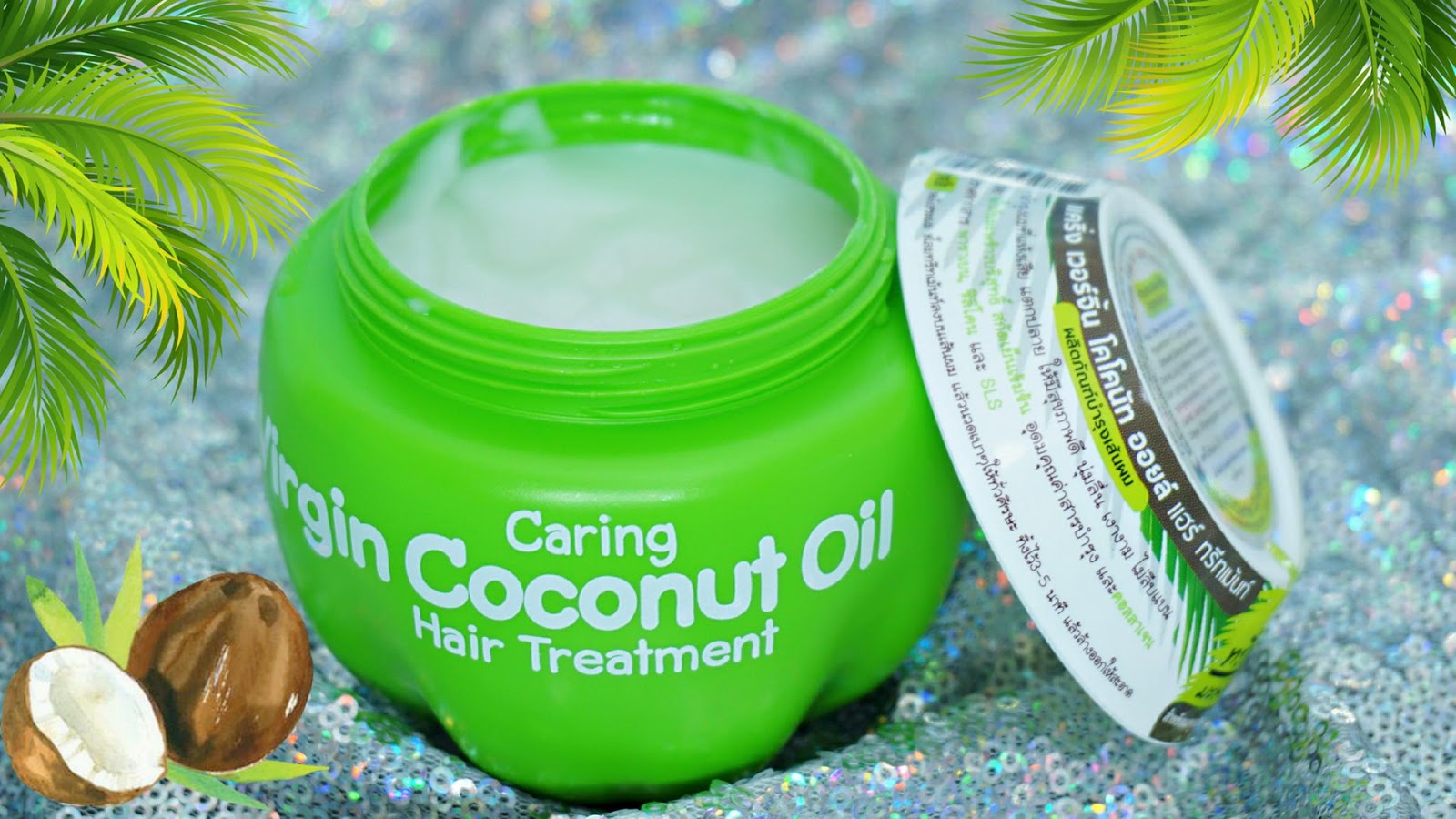 Review Caring Virgin Coconut Oil Hair Treatment ผมสวยด้วย “ธรรมชาติ