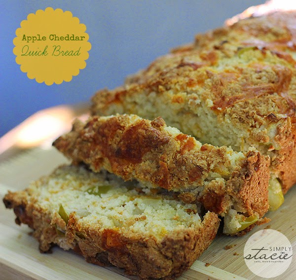 Apple Cheddar Quick Bread from Simply Stacie Apple Cheddar Quick Bread from Simply Stacie
