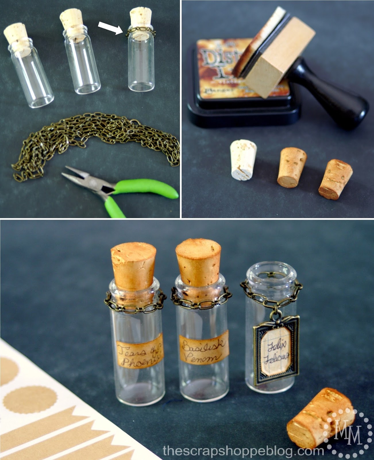 supplies for Harry Potter Potion Necklaces