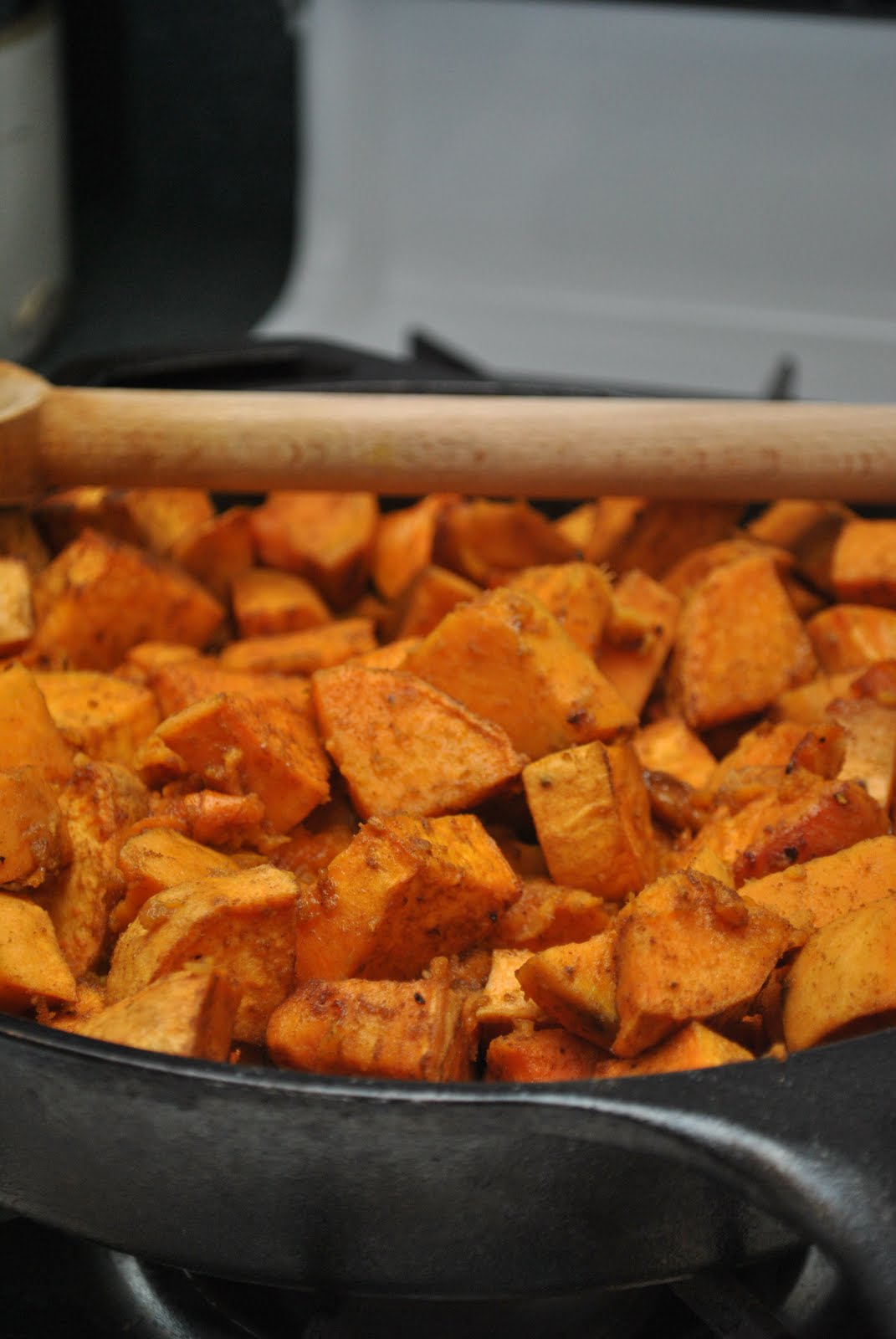 My Table, Their Table Cumin Honey Sweet Potatoes